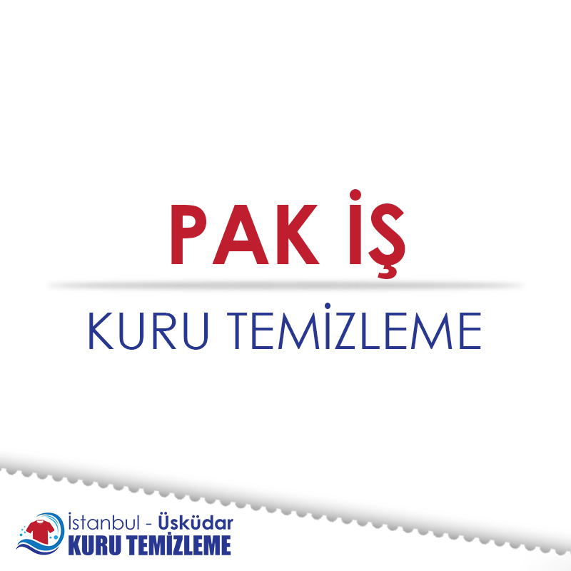 Pak İş Kuru Temizleme : Kapak Görseli