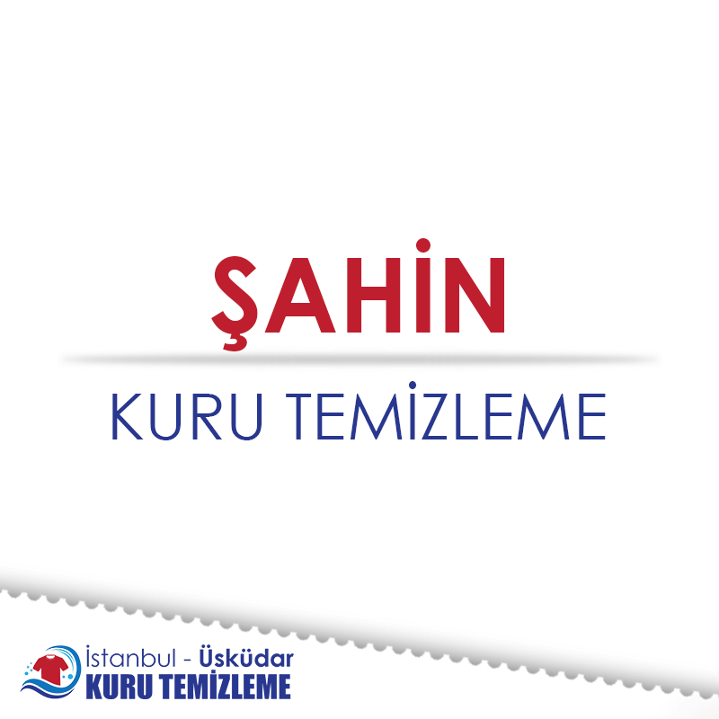 Şahin Kuru Temizleme : Kapak Görseli