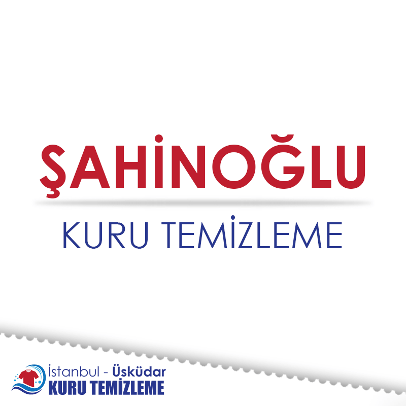 Şahinoğlu Kuru Temizleme : Kapak Görseli