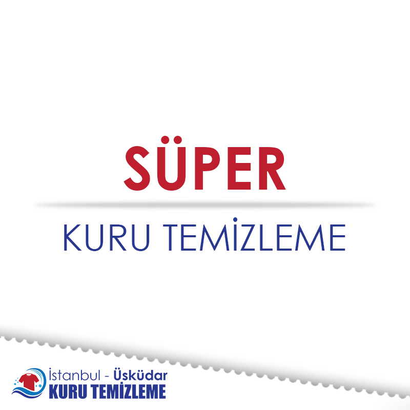 Süper Kuru Temizleme : Kapak Görseli