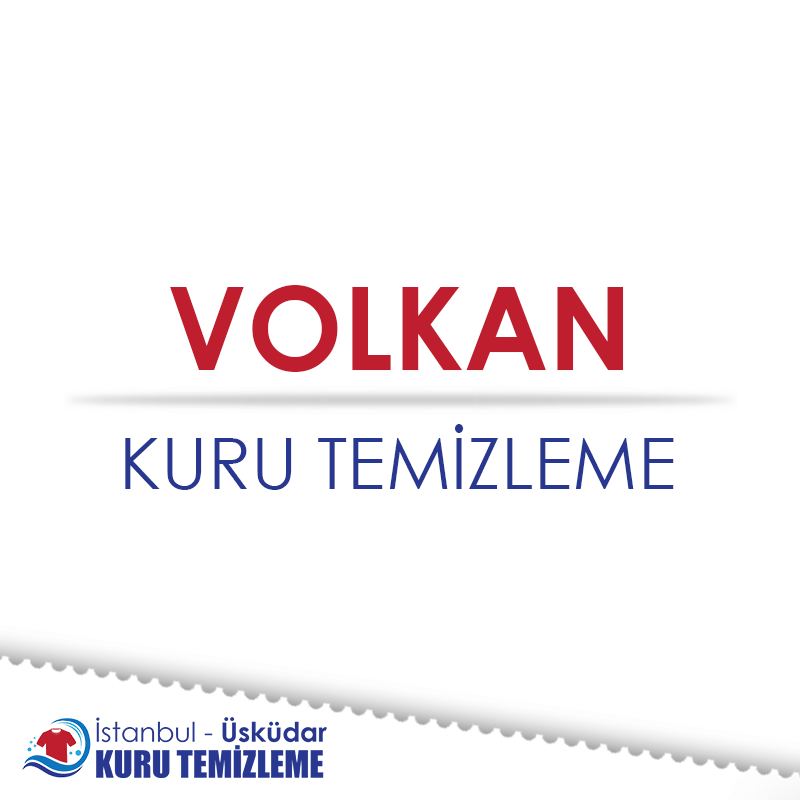 Volkan Kuru Temizleme : Kapak Görseli