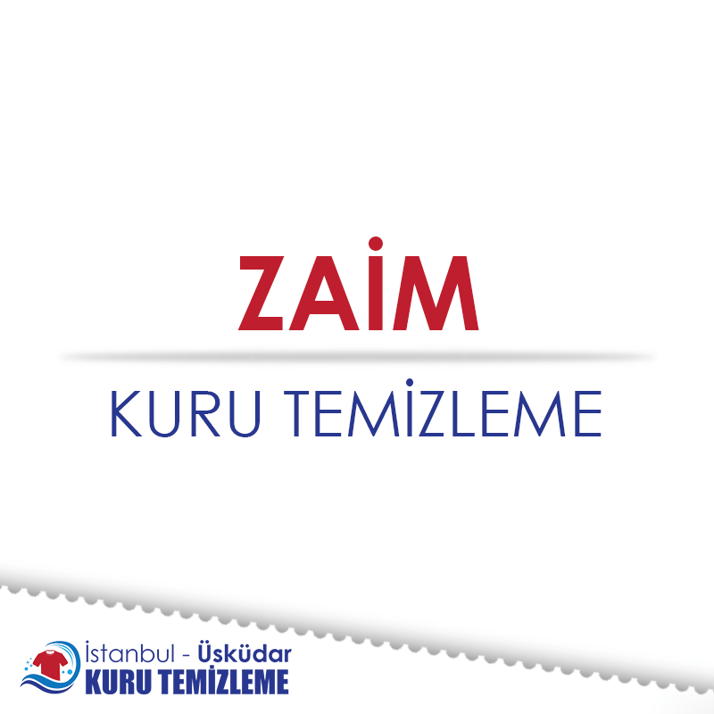 Zaim Kuru Temizleme : Kapak Görseli